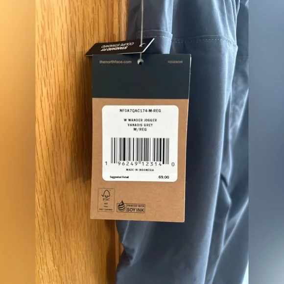 The North Face Wander Jogger Pants Grey Gray - Size M - Picture 2 of 7